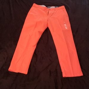 Tommy Hilfiger TH flex Orange chinos NWT 33x30